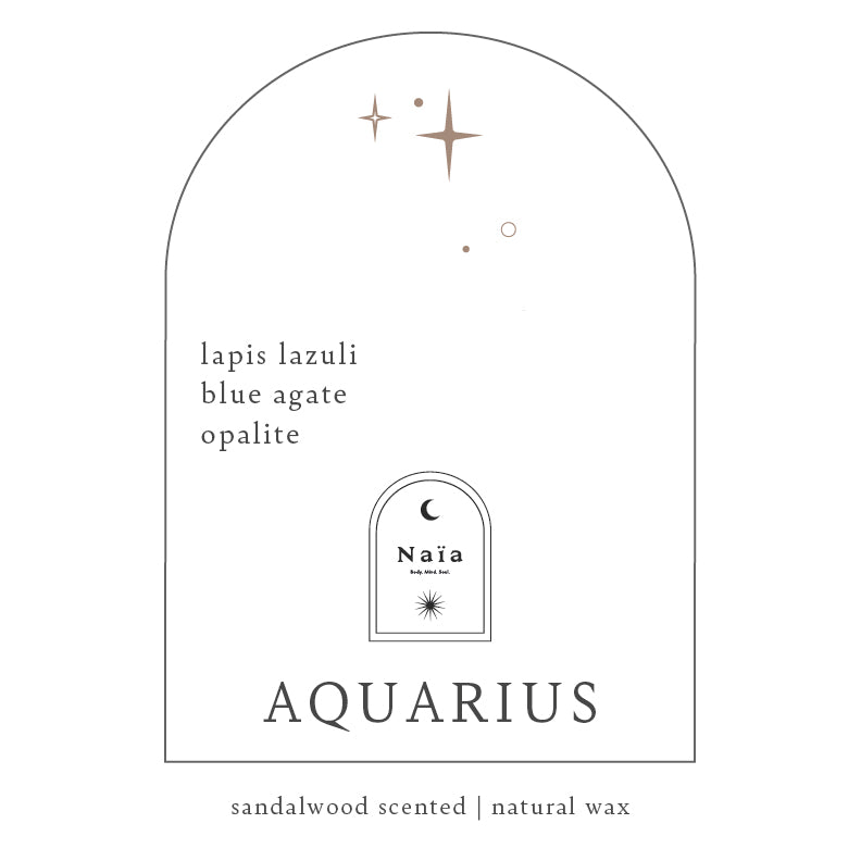 Naïa Zodiac Glaskerze - Aquarius - Wassermann